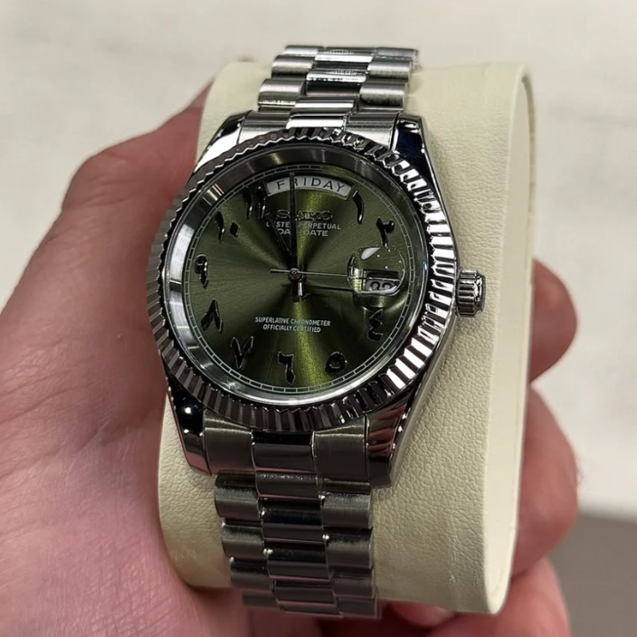 VELARÉ Emerald Pearl Arabic Dial