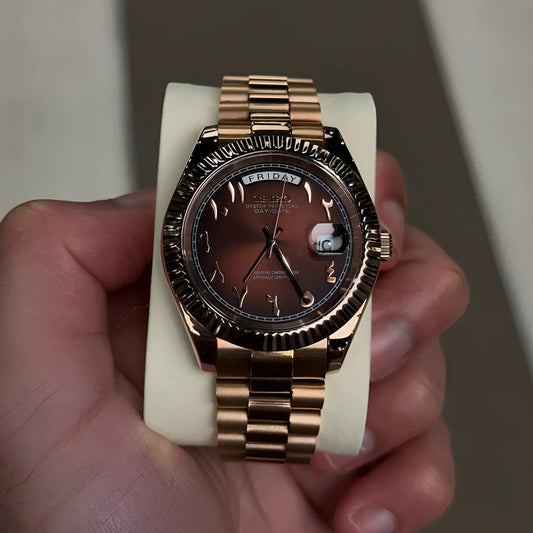 VELARÉ Rose Gold Arabic Dial